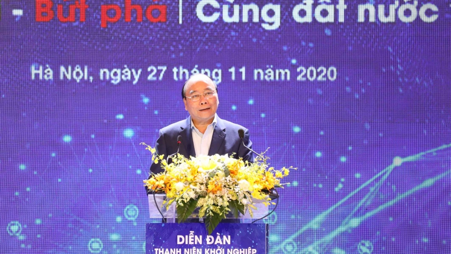 Thủ tướng Nguyễn Xuân phúc dự Diễn đàn Thanh niên khởi nghiệp 2020